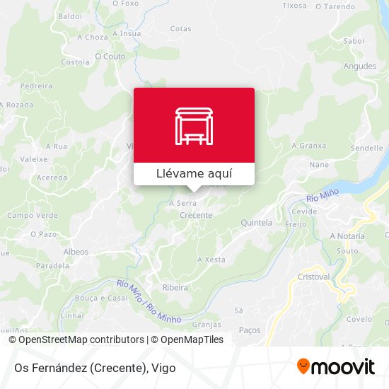 Mapa Os Fernández (Crecente)