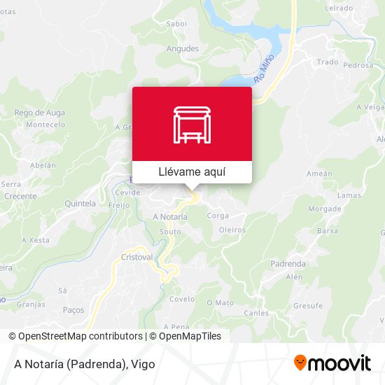 Mapa A Notaría (Padrenda)