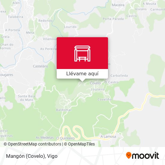 Mapa Mangón (Covelo)