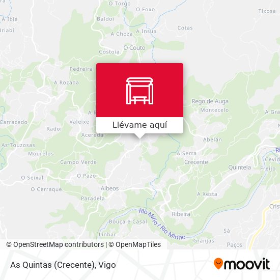Mapa As Quintas (Crecente)