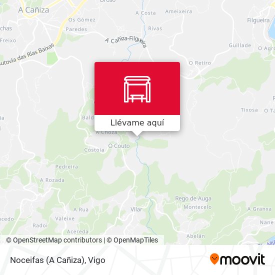 Mapa Noceifas (A Cañiza)