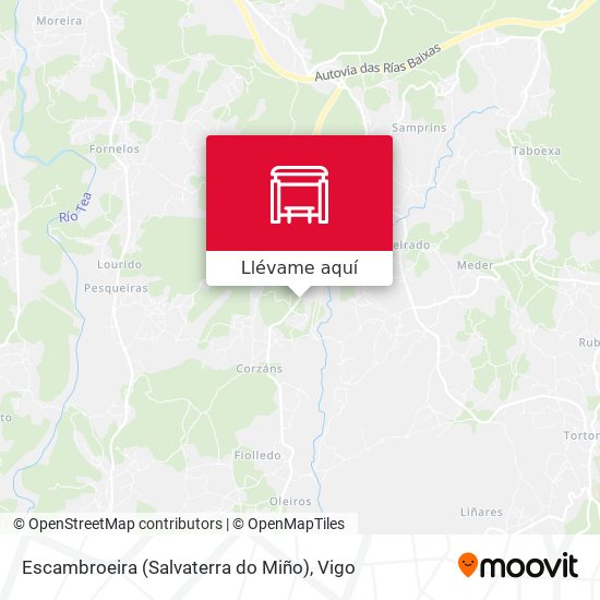 Mapa Escambroeira (Salvaterra do Miño)