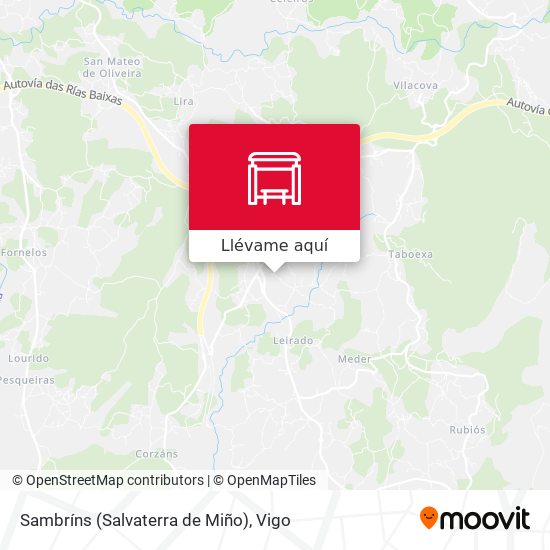 Mapa Sambríns (Salvaterra de Miño)