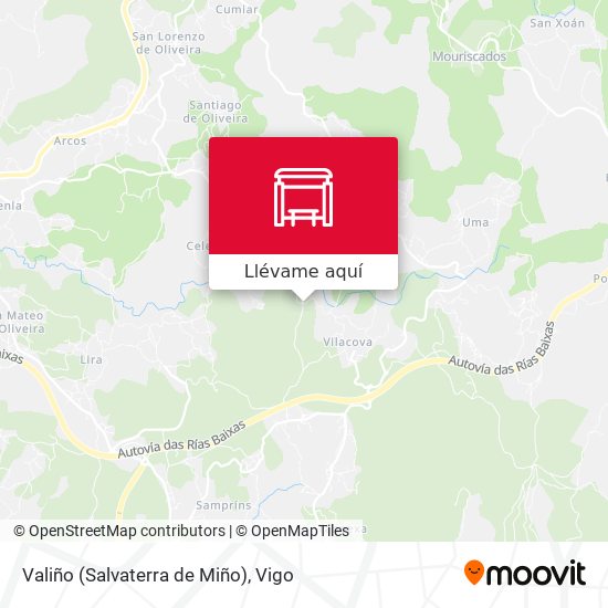 Mapa Valiño (Salvaterra de Miño)