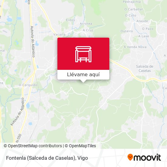 Mapa Fontenla (Salceda de Caselas)