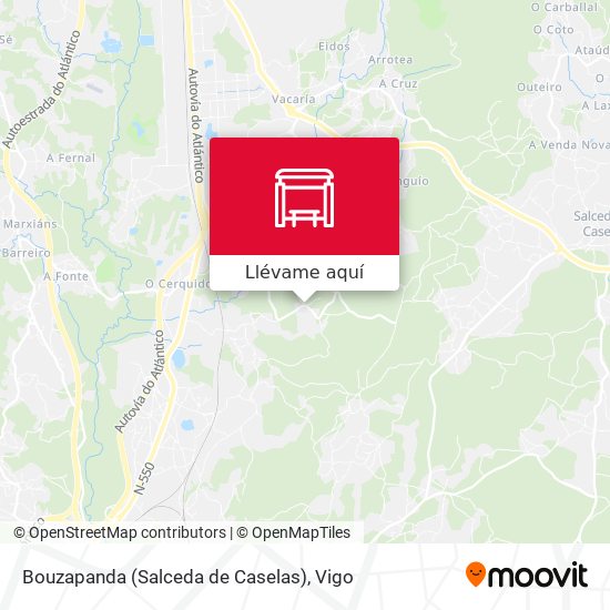 Mapa Bouzapanda (Salceda de Caselas)
