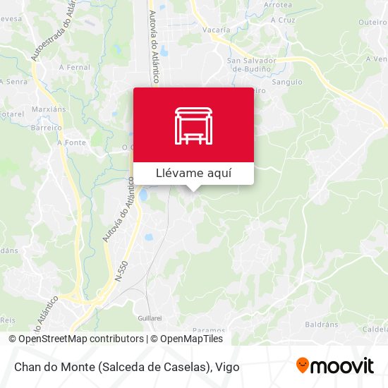 Mapa Chan do Monte (Salceda de Caselas)