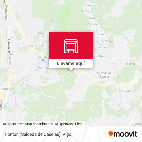 Mapa Fontán (Salceda de Caselas)