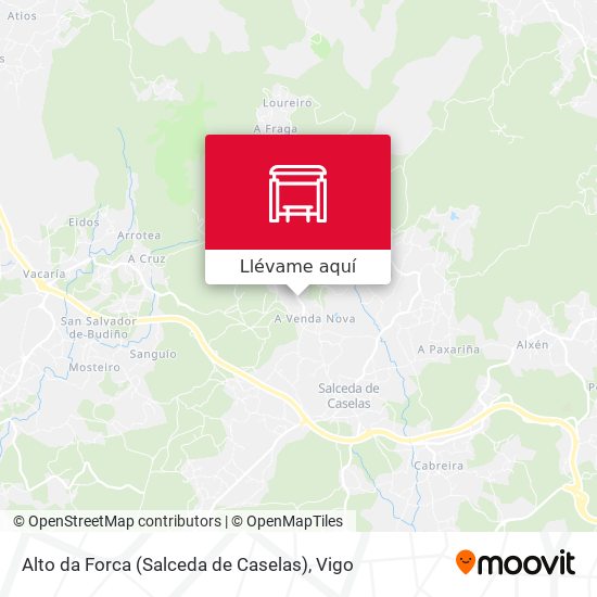 Mapa Alto da Forca (Salceda de Caselas)