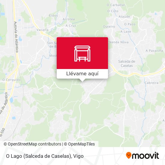 Mapa O Lago (Salceda de Caselas)
