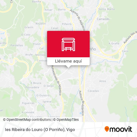 Mapa Ies Ribeira do Louro (O Porriño)