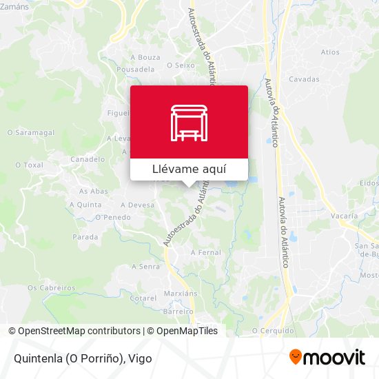 Mapa Quintenla (O Porriño)