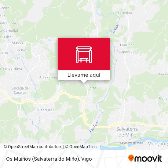 Mapa Os Muíños (Salvaterra do Miño)