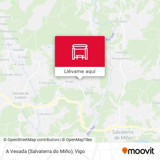 Mapa A Vesada (Salvaterra do Miño)