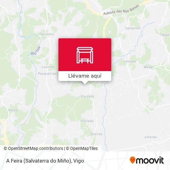 Mapa A Feira (Salvaterra do Miño)