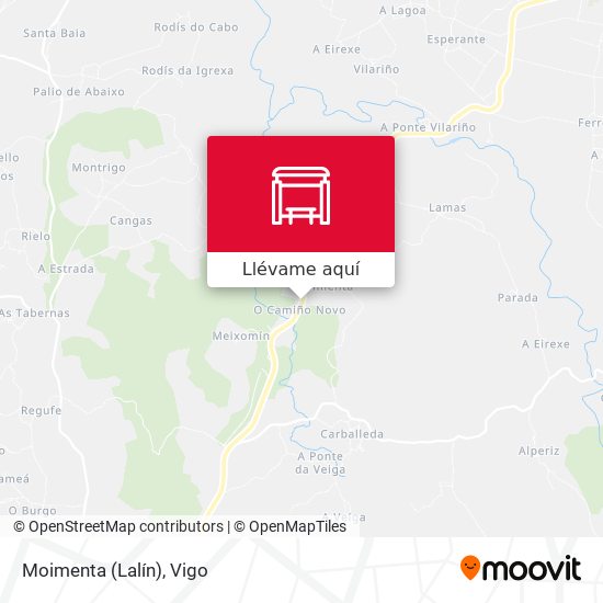 Mapa Moimenta (Lalín)