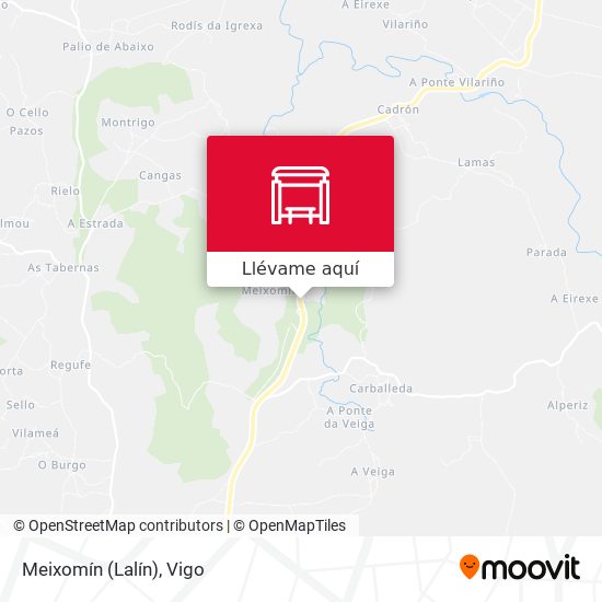 Mapa Meixomín (Lalín)
