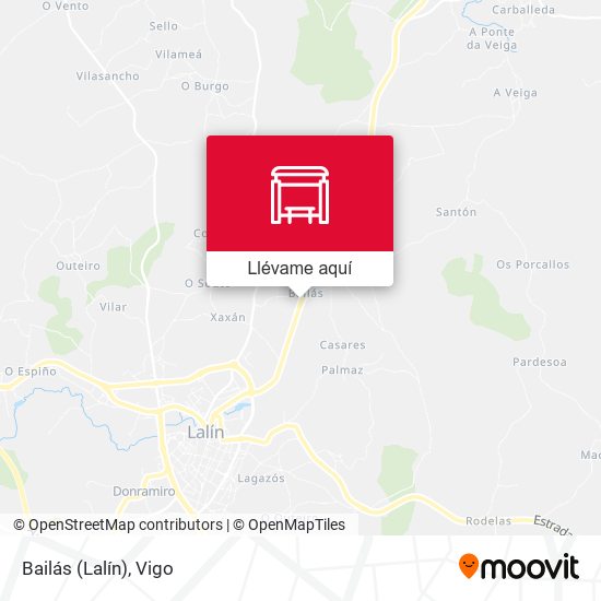 Mapa Bailás (Lalín)