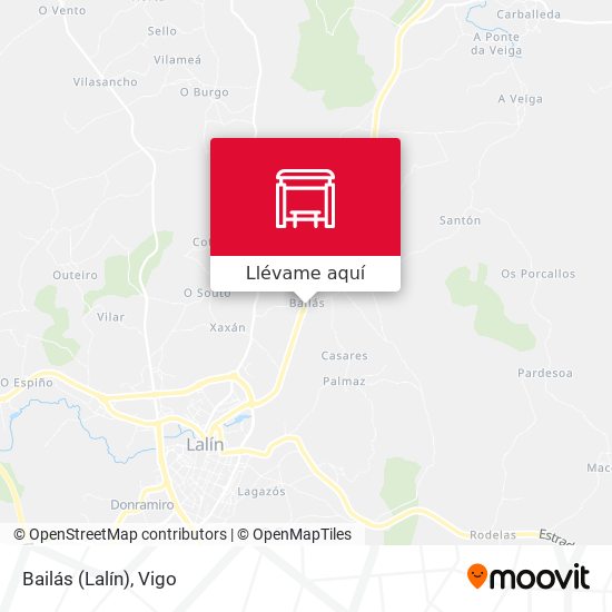 Mapa Bailás (Lalín)