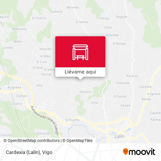 Mapa Cardexia (Lalín)