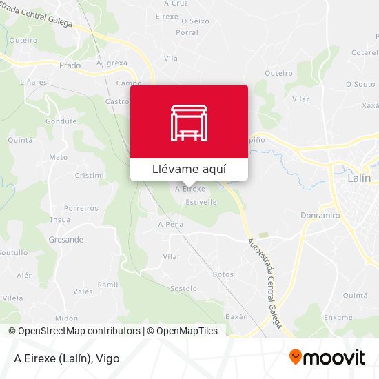 Mapa A Eirexe (Lalín)