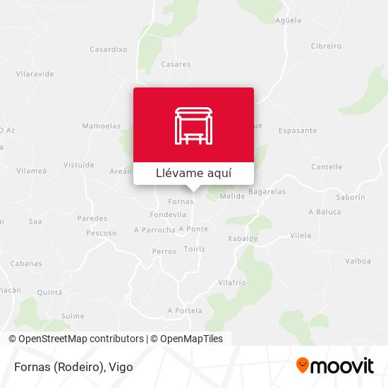 Mapa Fornas (Rodeiro)