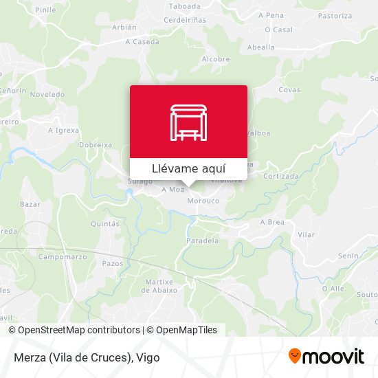 Mapa Merza (Vila de Cruces)