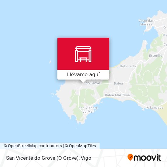 Mapa San Vicente do Grove (O Grove)