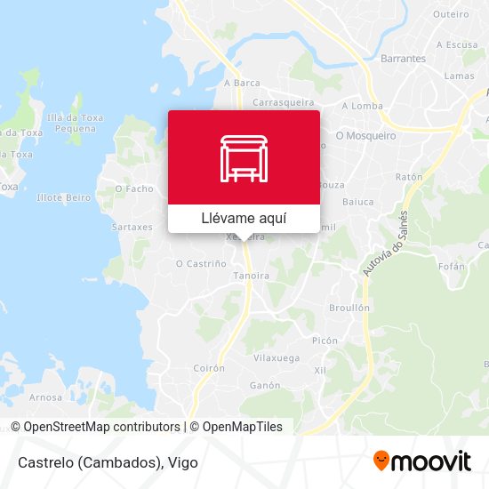 Mapa Castrelo (Cambados)