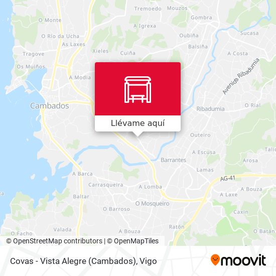 Mapa Covas - Vista Alegre (Cambados)