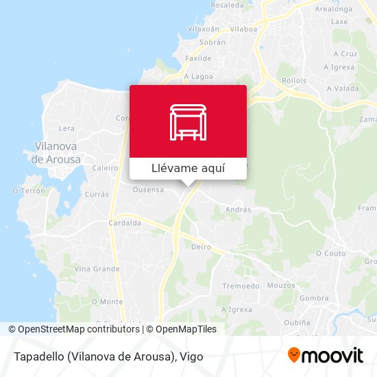 Mapa Tapadello (Vilanova de Arousa)
