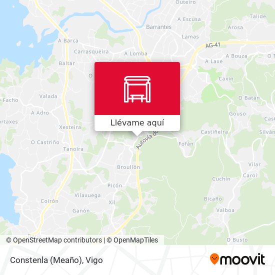 Mapa Constenla (Meaño)