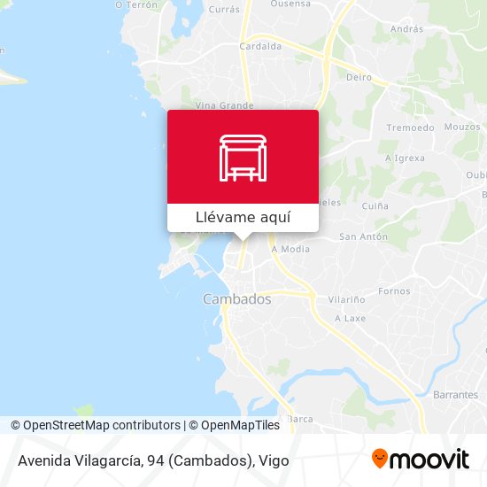 Mapa Avenida Vilagarcía, 94 (Cambados)