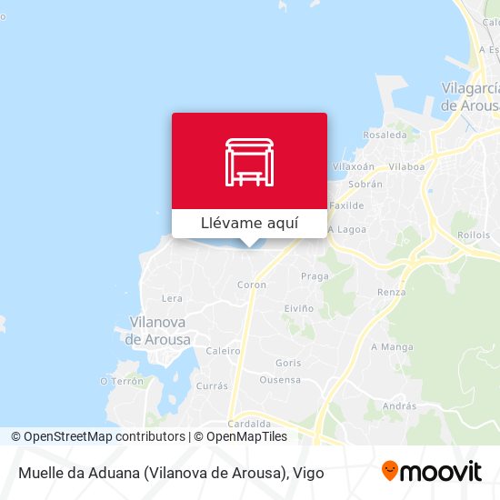 Mapa Muelle da Aduana (Vilanova de Arousa)