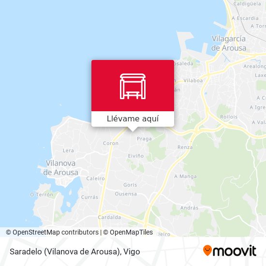 Mapa Saradelo (Vilanova de Arousa)