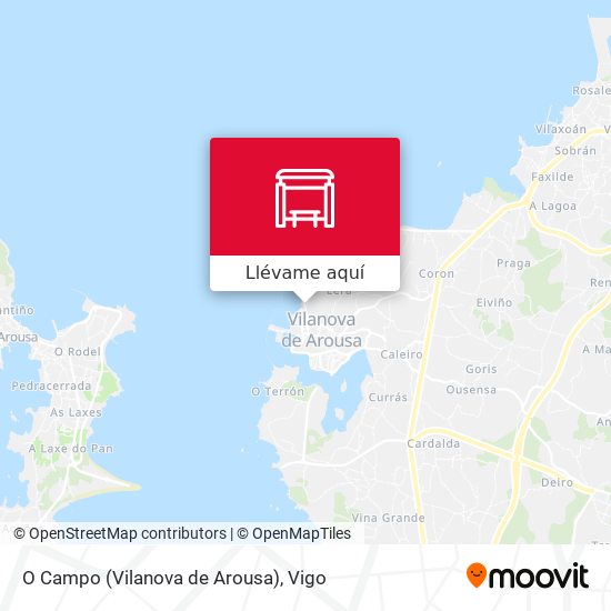 Mapa O Campo (Vilanova de Arousa)