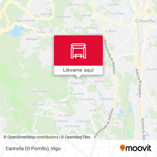 Mapa Cantoña (O Porriño)
