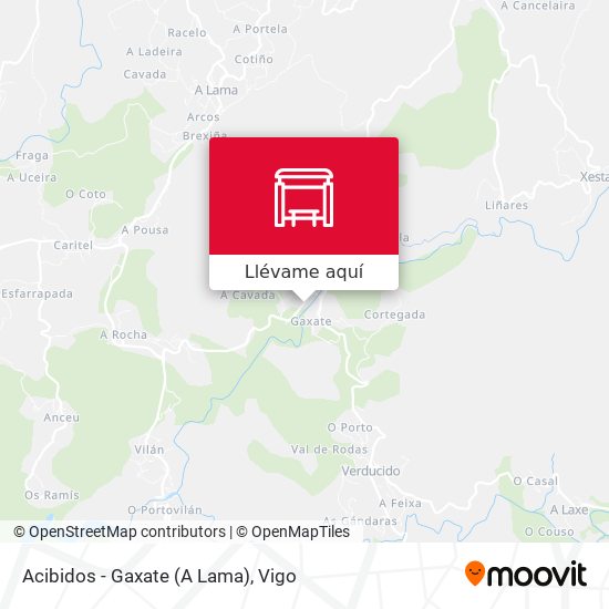 Mapa Acibidos - Gaxate (A Lama)