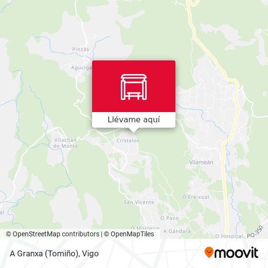 Mapa A Granxa (Tomiño)