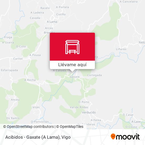 Mapa Acibidos - Gaxate (A Lama)
