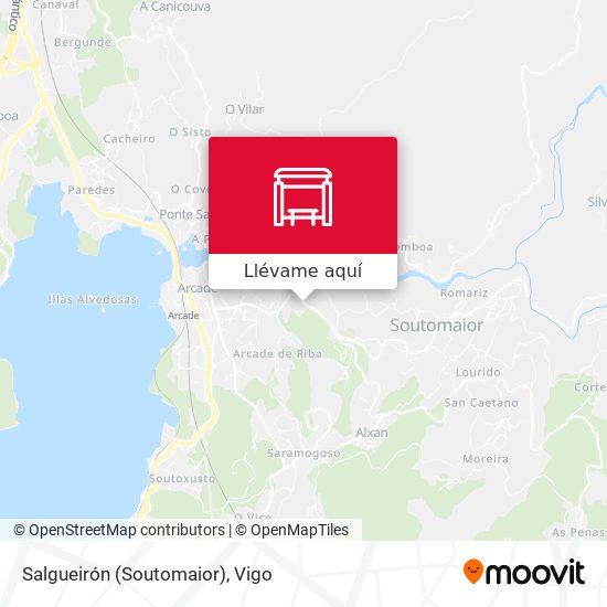 Mapa Salgueirón (Soutomaior)