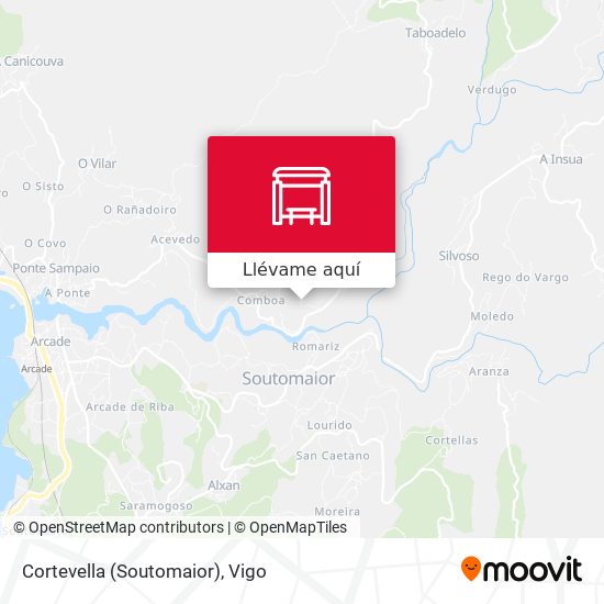 Mapa Cortevella (Soutomaior)