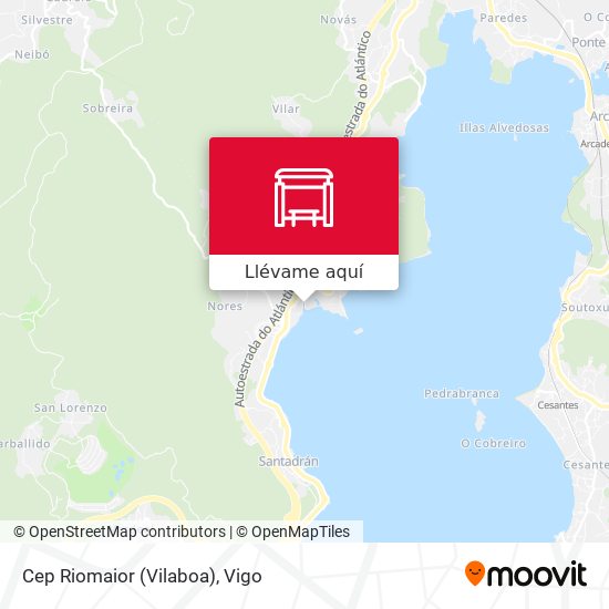 Mapa Cep Riomaior (Vilaboa)