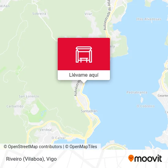 Mapa Riveiro (Vilaboa)