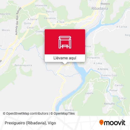 Mapa Prexigueiro (Ribadavia)
