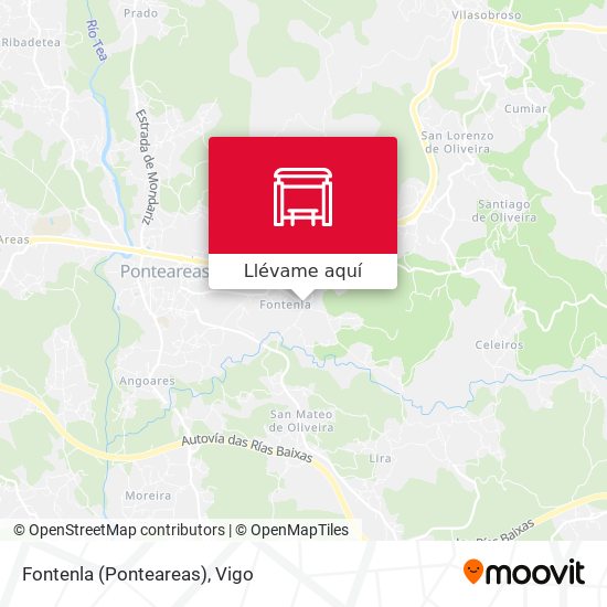 Mapa Fontenla (Ponteareas)