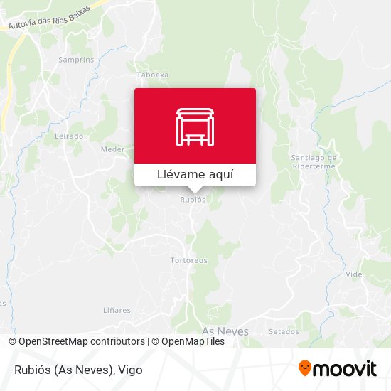 Mapa Rubiós (As Neves)