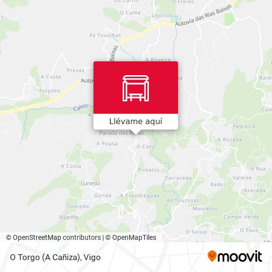 Mapa O Torgo (A Cañiza)