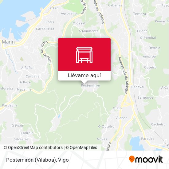 Mapa Postemirón (Vilaboa)