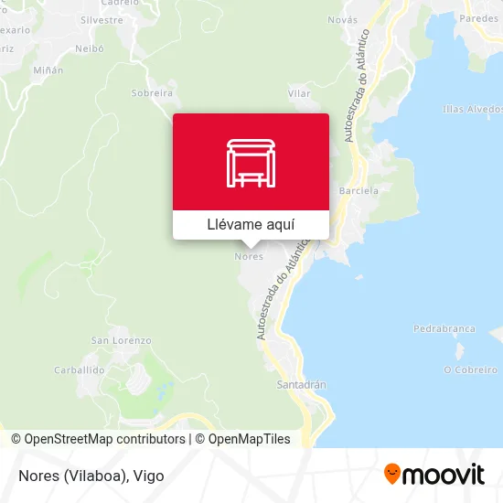 Mapa Nores (Vilaboa)